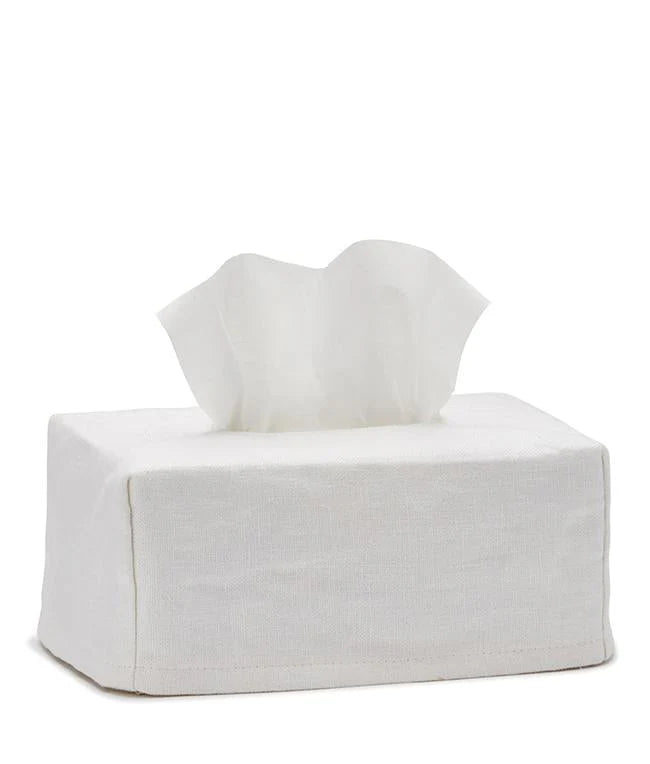 Tissue Box Cover - white