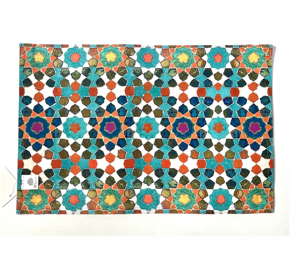 Canvas Placemat Wildflower Pink