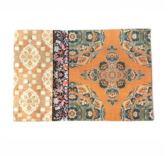 Canvas Placemat Gold Chinoiserie