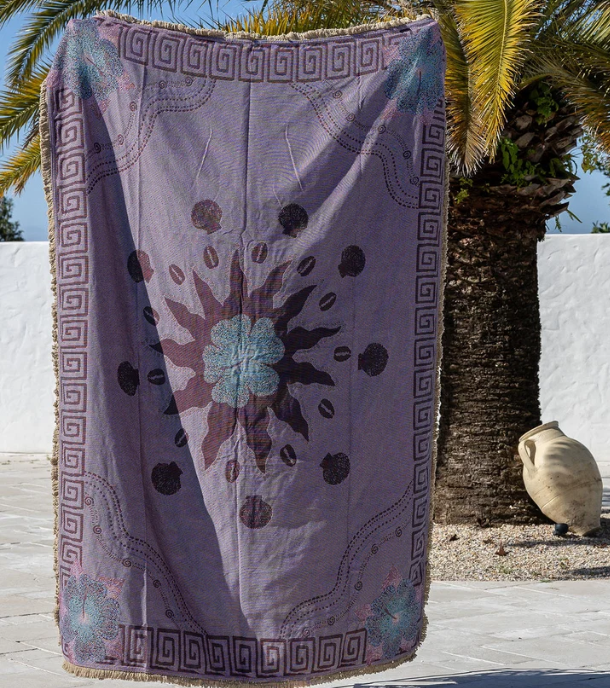 Elements Of Me Indigenous Art Throw Rug By Taylor - Lee