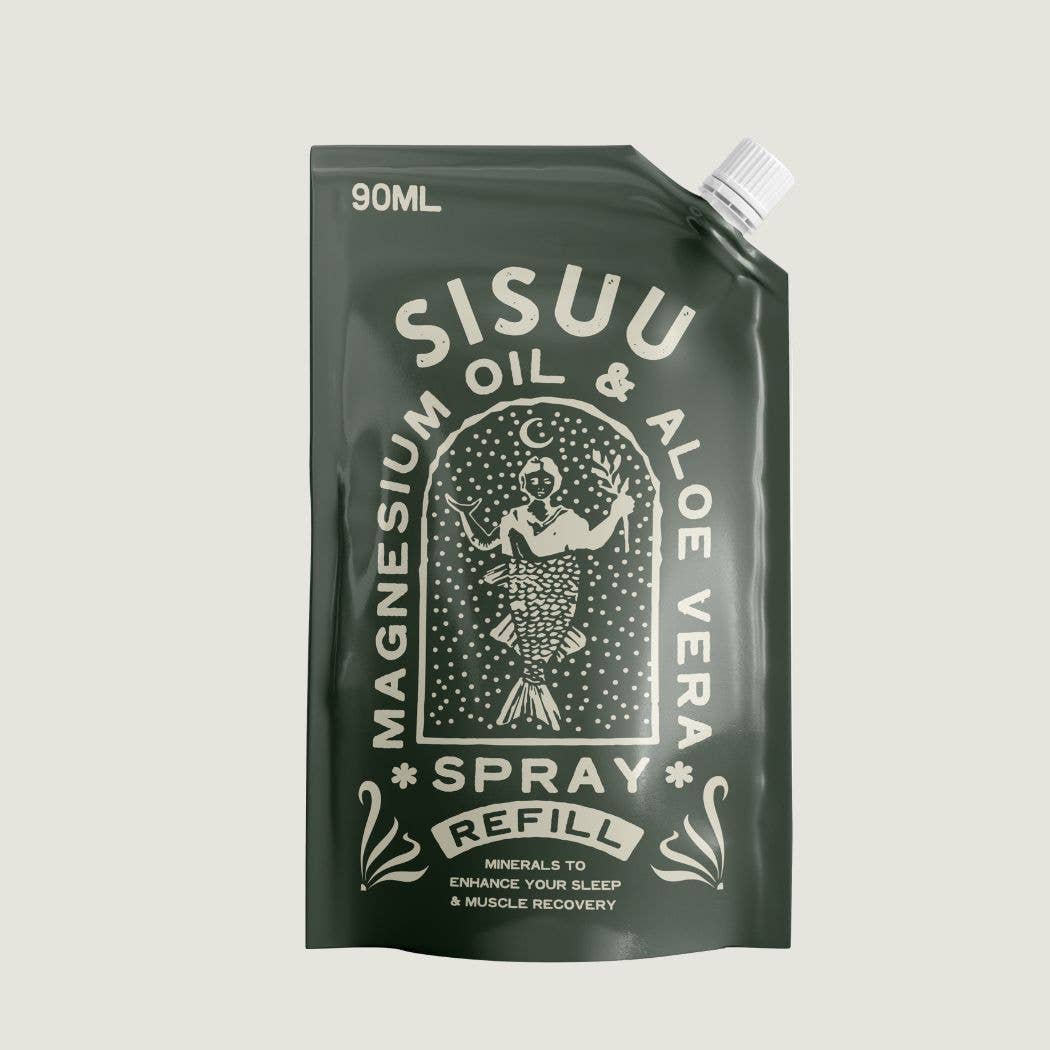 SISUU Magnesium Oil & Aloe Vera Spray Refill - 90 ml