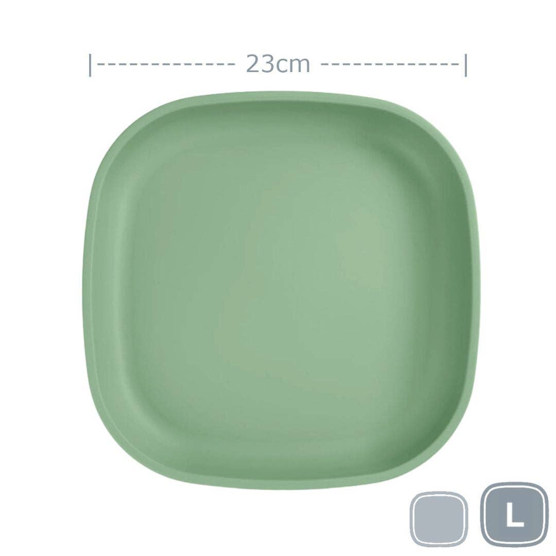 Re-Play Large Flat Plate - Sage