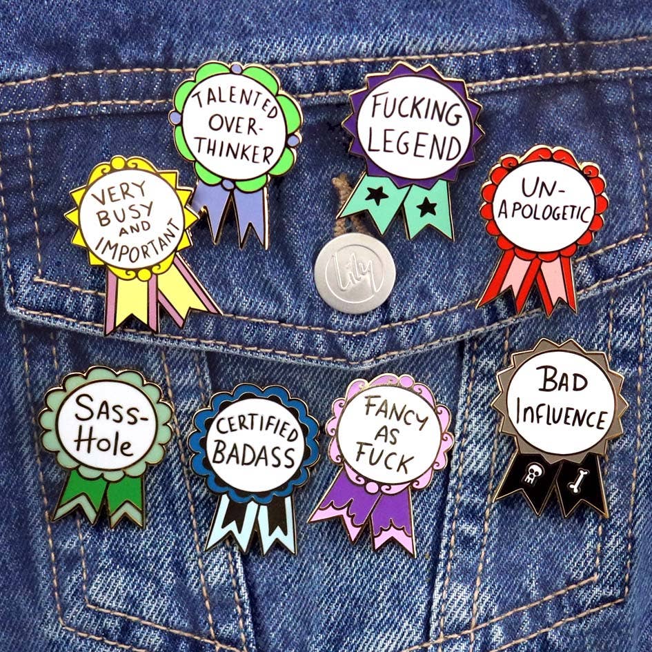 Talented Over-Thinker Lapel Pin
