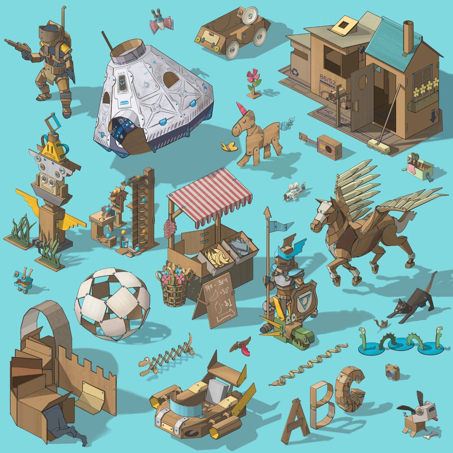 DISCOVER | Makedo Cardboard Construction Toolkit 1-5 Makers
