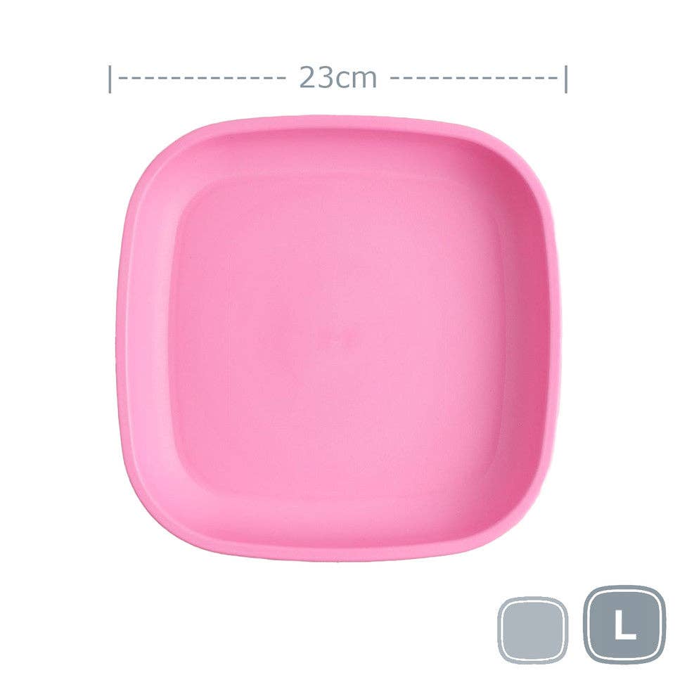 Re-Play Large Flat Plate - Bright Pink