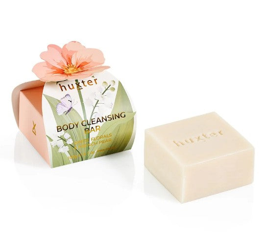Huxter Body Cleansing Bar - White Florals & French Pear