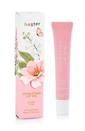 Huxter Hydrating Lip Oil - Berry Pink