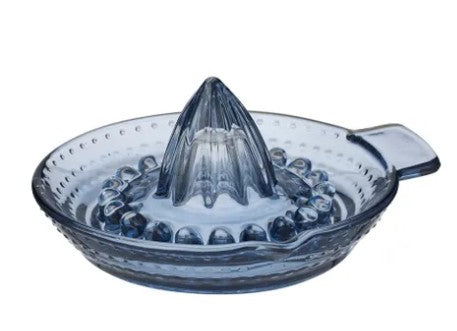 Lia Blue Glass Juicer