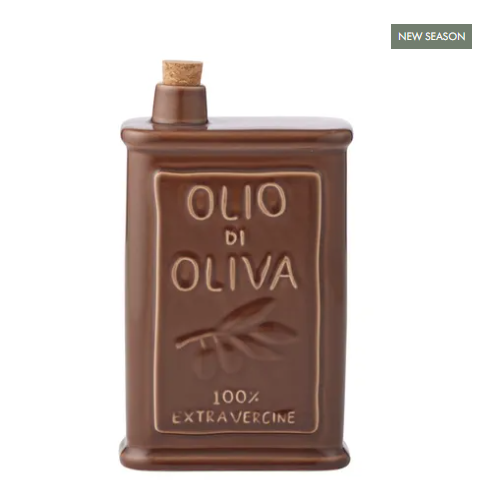 Olio Ceramic Oil Bottle - Cocoa