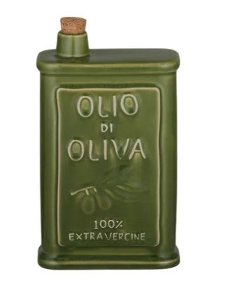 Olio Ceramic Oil Bottle Green