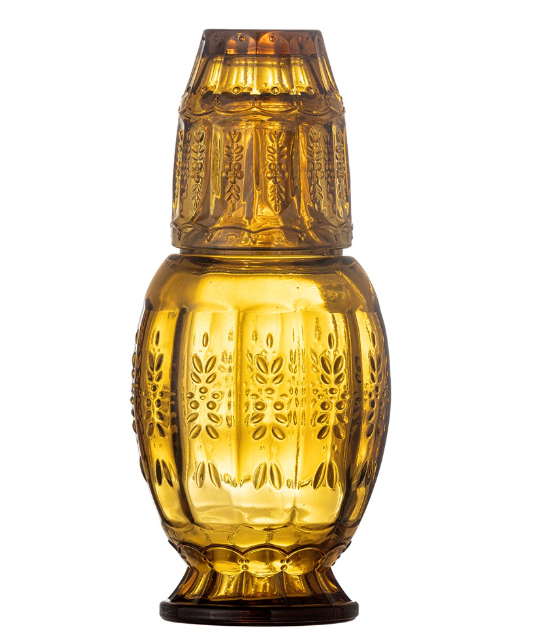 Amber Glass Decanter