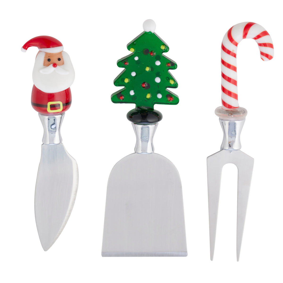Knives Set 3 Candy/Tree/Santa