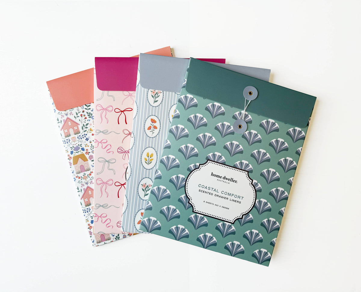 Scented Drawer Liners - Coastal Comfort