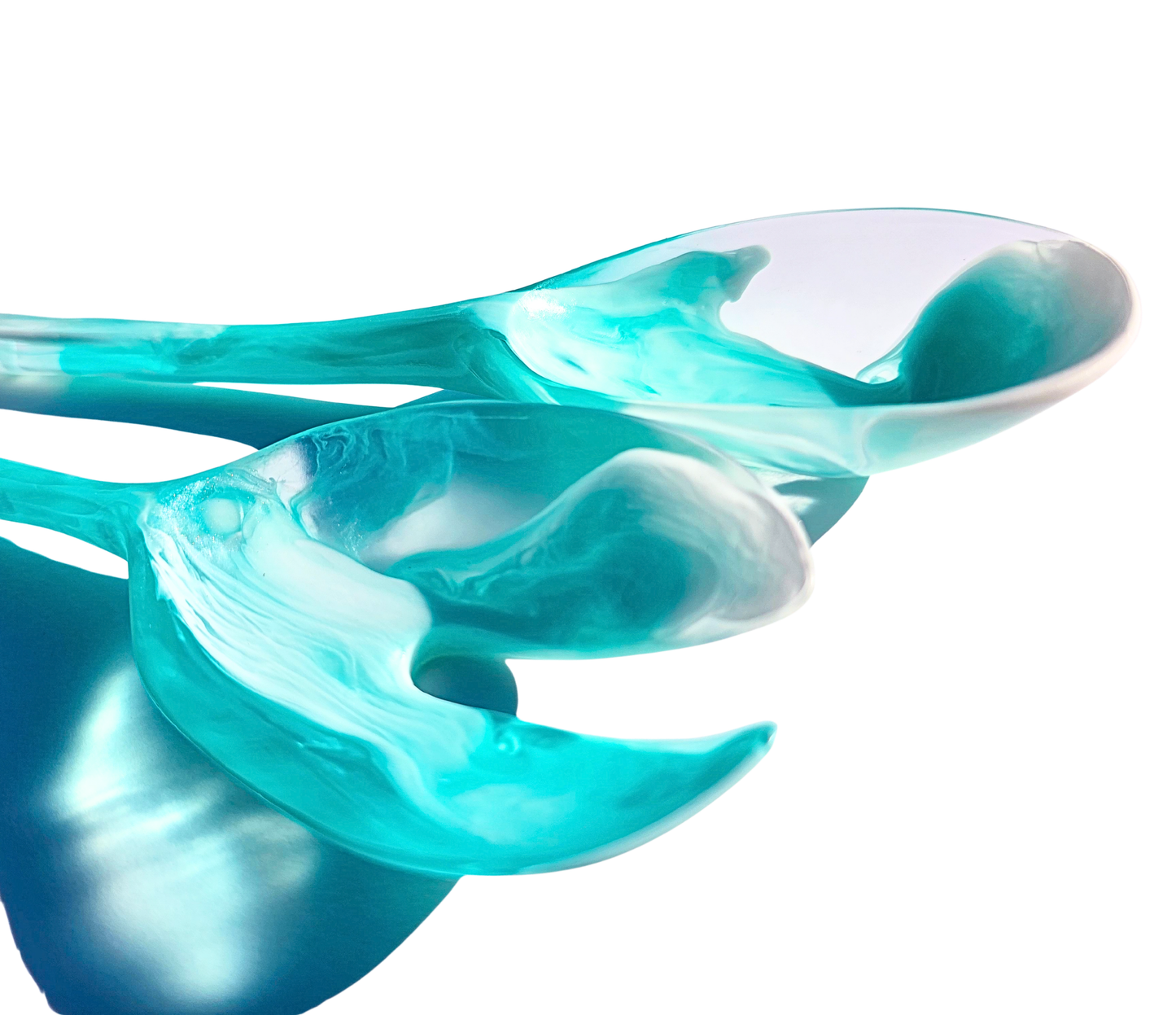 Coastal Blue Salad Server Set