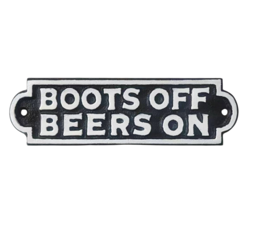 Cast Iron Sign - Beers On