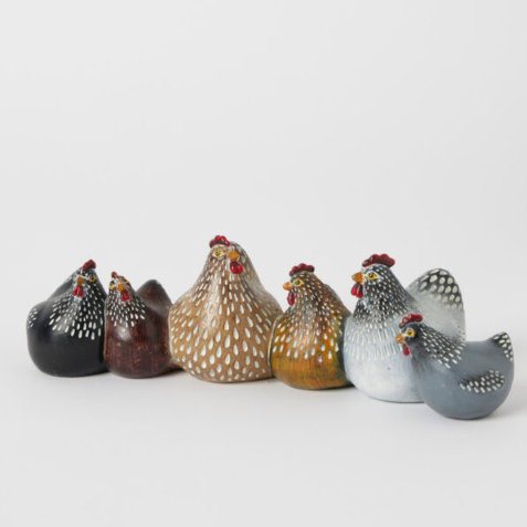 Broody Chicken Sculpture