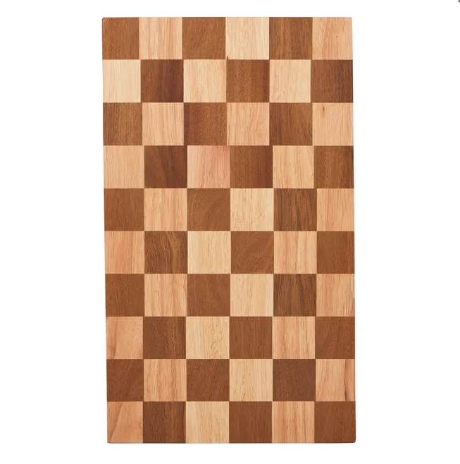 Checkerboard Wood Butcherblock 30x50x3cm