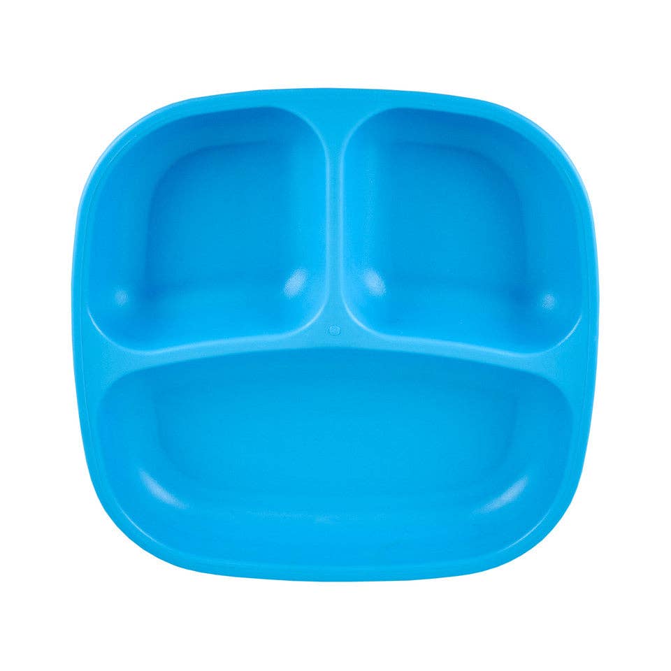 Re-Play Divided Plate - Sky Blue