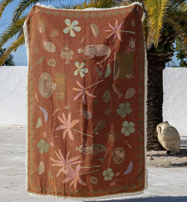 Golden Days Art Throw Rug By Gabrielle Diamantis