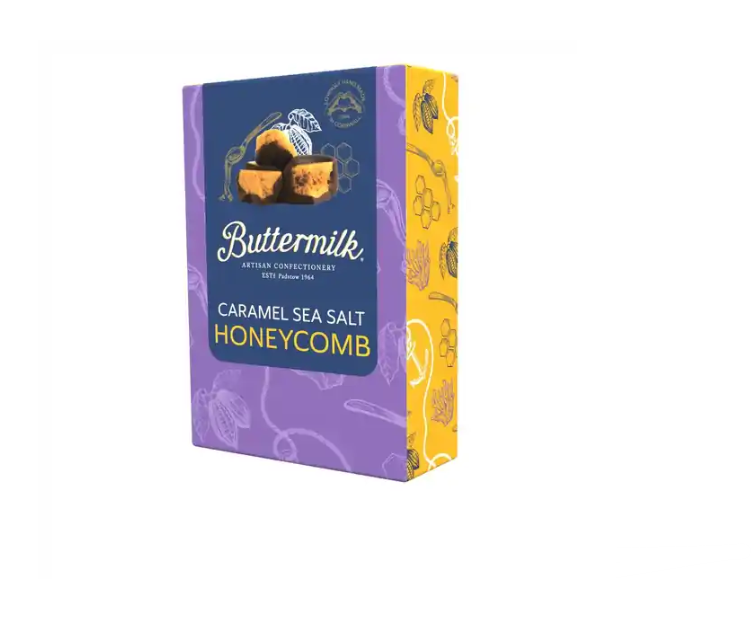 Buttermilk Caramel Sea Salt Honeycomb Sharing Box 150g