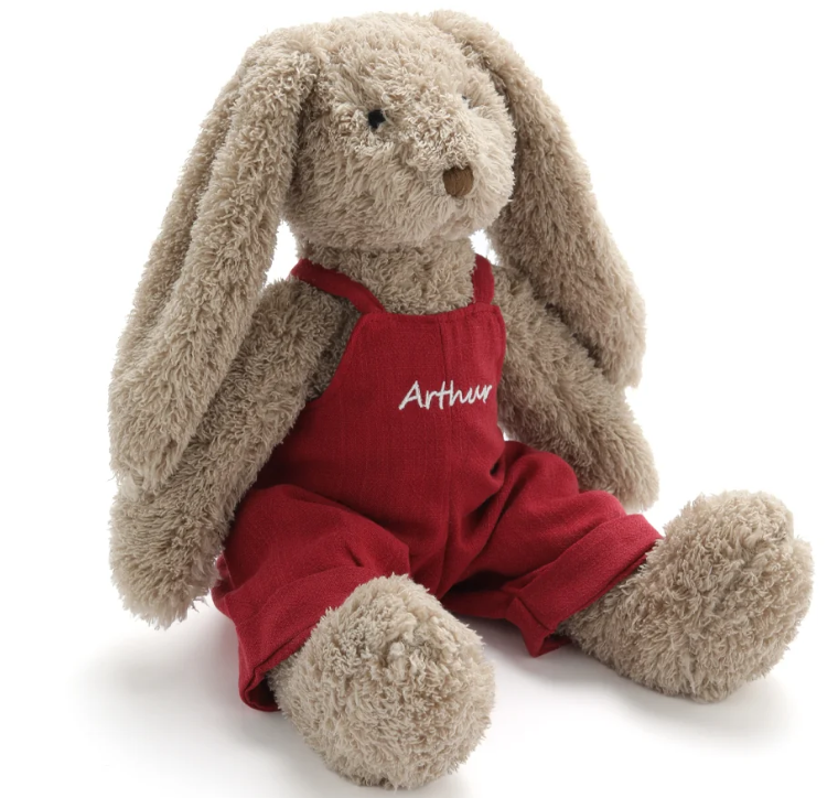 Honey Bear Overalls - Red