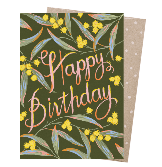 Card - Birthday Wattle
