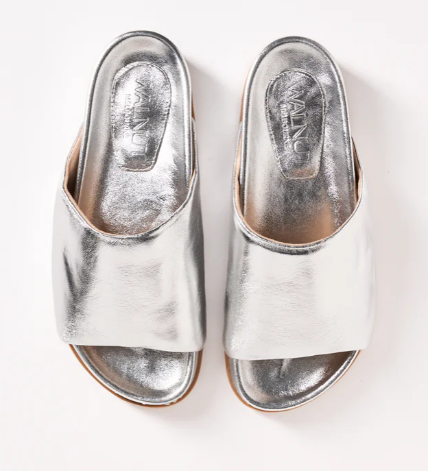 Walnut Kendal Leather Slide
