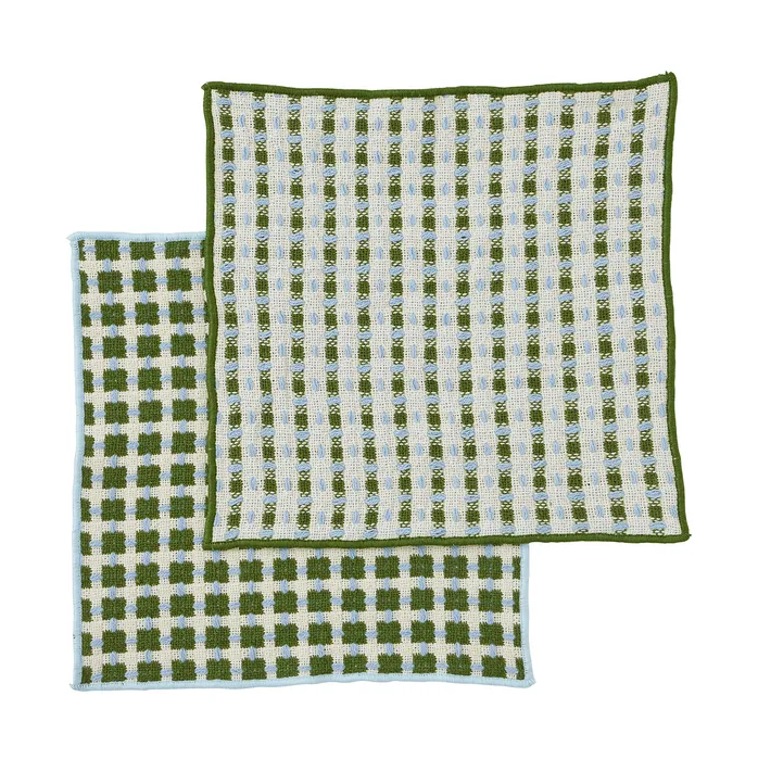 Kit Dishcloth S/2 - Olive