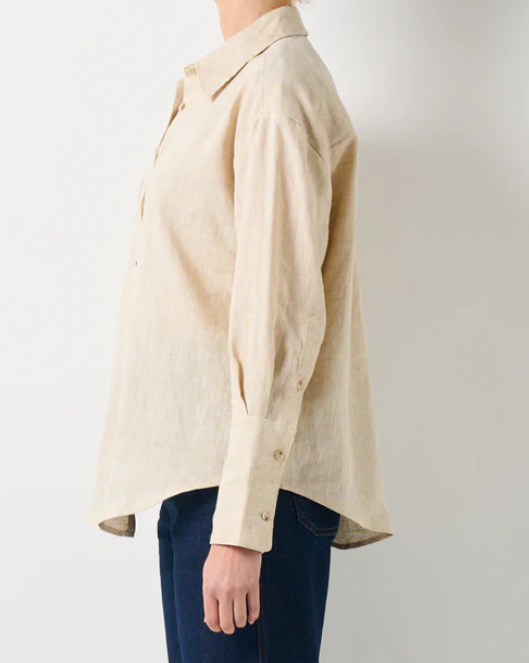 Walnut Ritz Shirt - Oatmeal