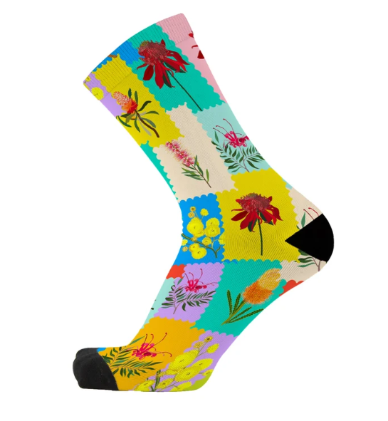 Socks - Outback Petals