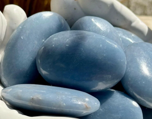 Crystal - Palm Stone Angelite