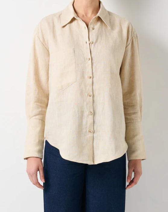 Walnut Ritz Shirt - Oatmeal