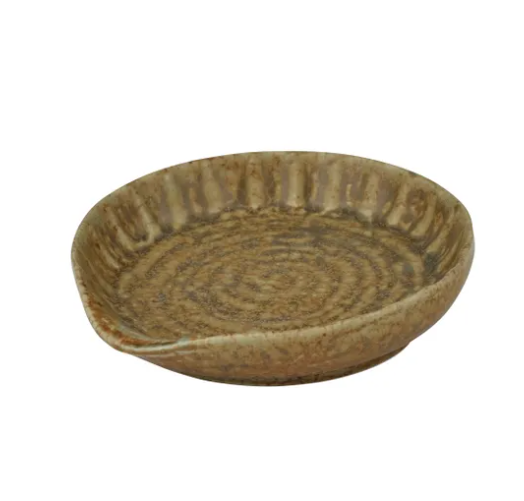 Studio Ceramic Spoon Rest - Olive