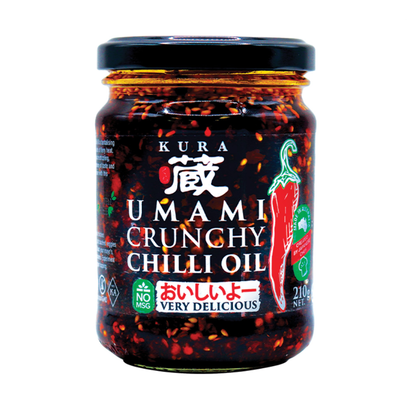 Kura Umami Crunchy Chilli Oil 210g