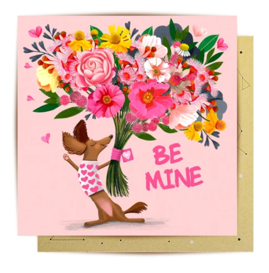 Card - Dachshund Valentines Day