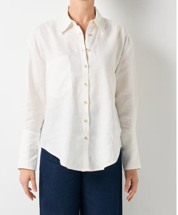 Walnut Ritz Shirt - White