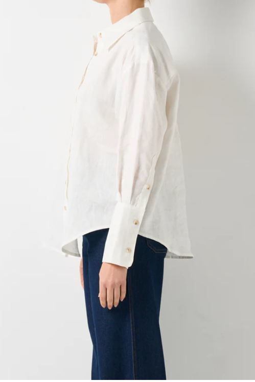 Walnut Ritz Shirt - White