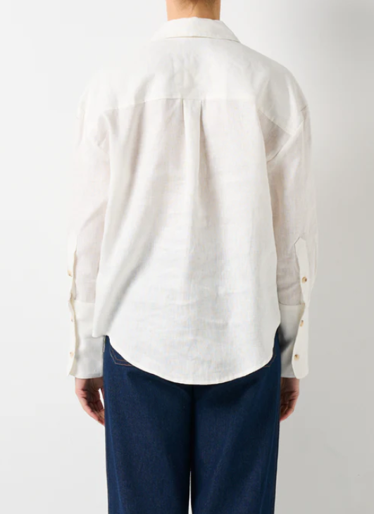 Walnut Ritz Shirt - White