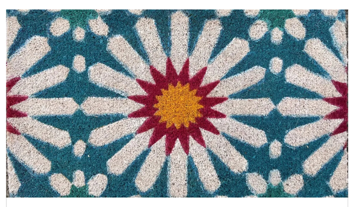 Door Mat Short - Casablanca Turquoise