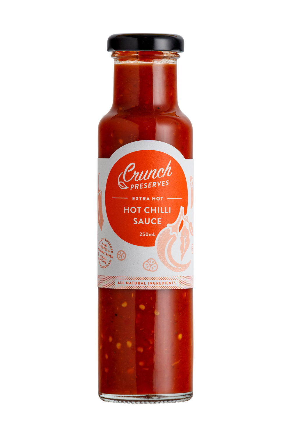 Crunch Preserves- Extra Hot Chilli Sauce 250ml