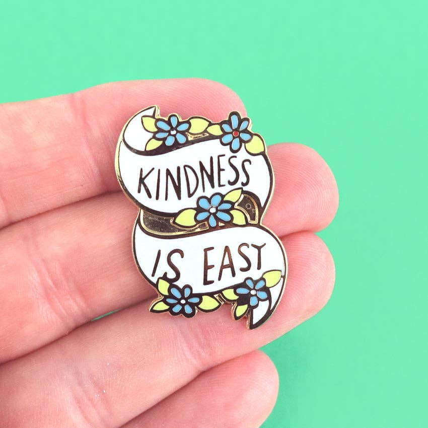Kindness Is Easy Lapel Pin