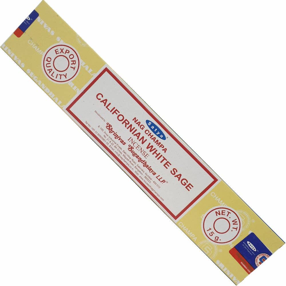 SATYA California White Sage Incense 15gm