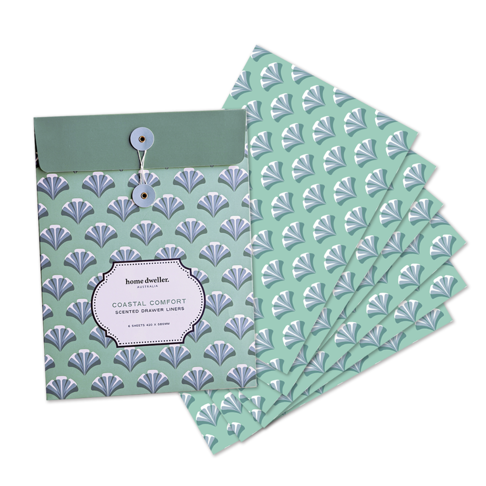 Scented Drawer Liners - Coastal Comfort