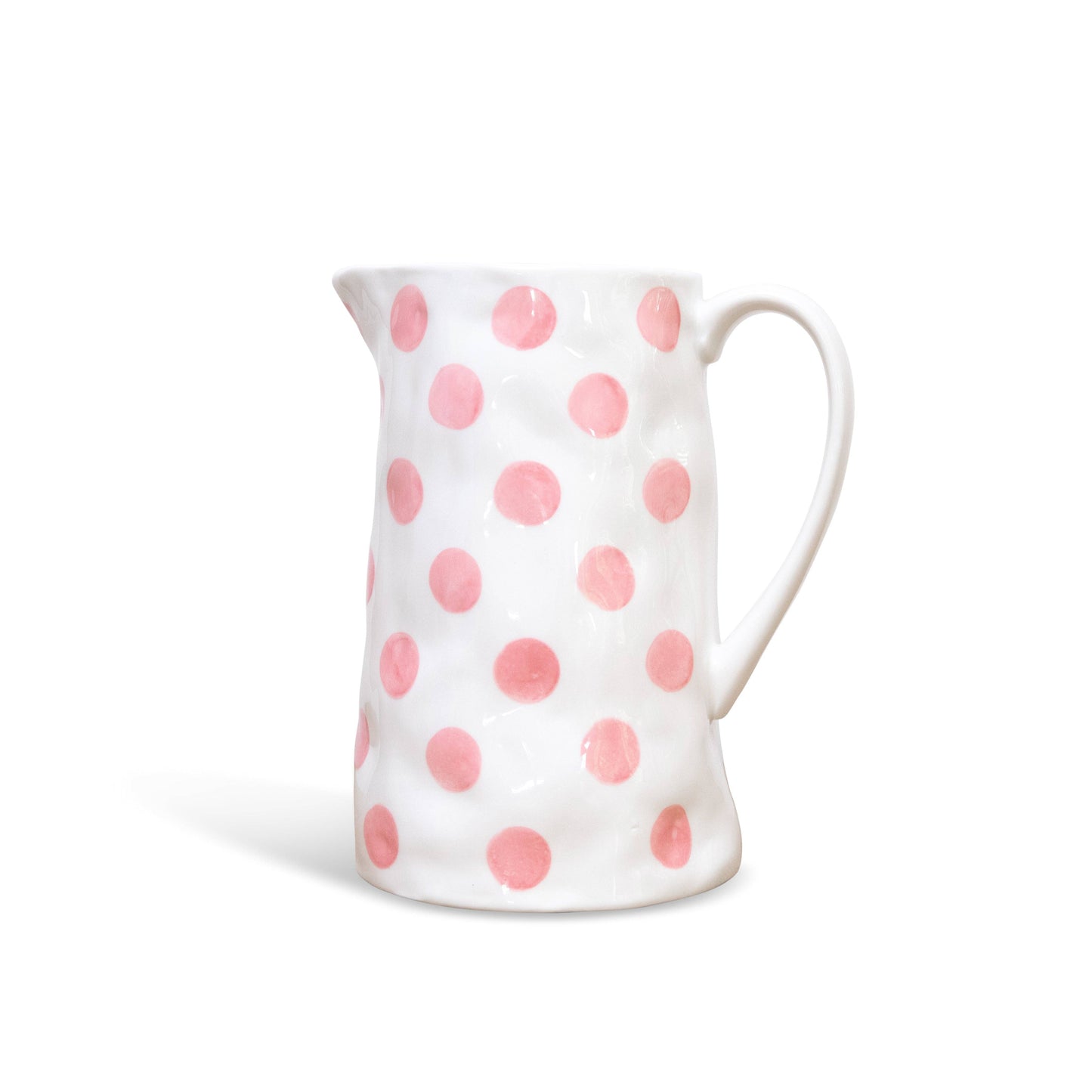 Ceramic Medium Jug | Pink Spots