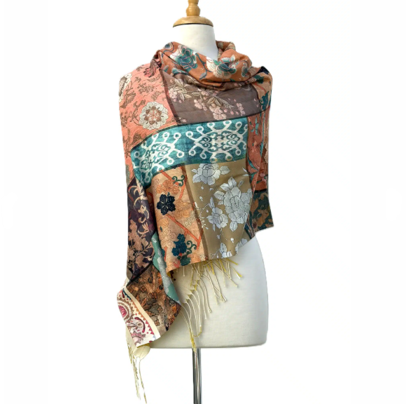 Double Sided Wrap Faded Grandeur