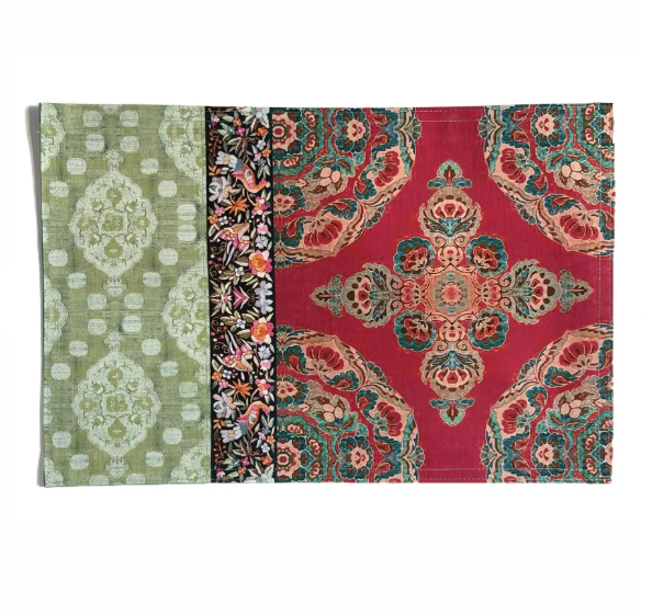 Canvas Placemat Celadon Chinoiserie