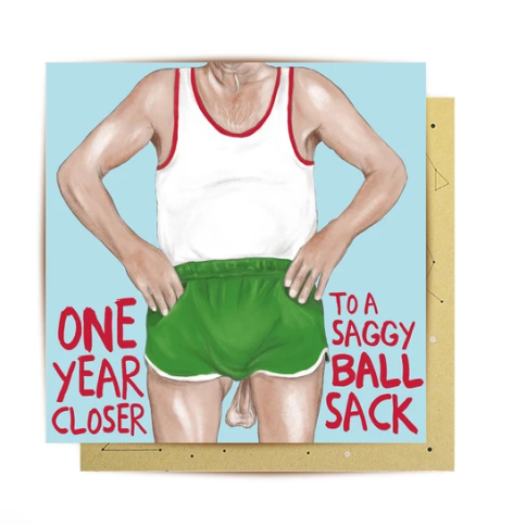 Card - Old Man Ball Sack