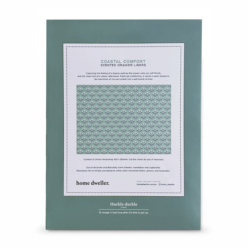 Scented Drawer Liners - Coastal Comfort