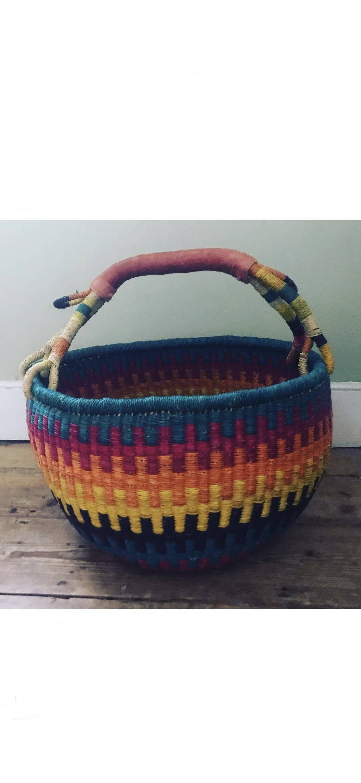 Round Basket *Assorted Designs