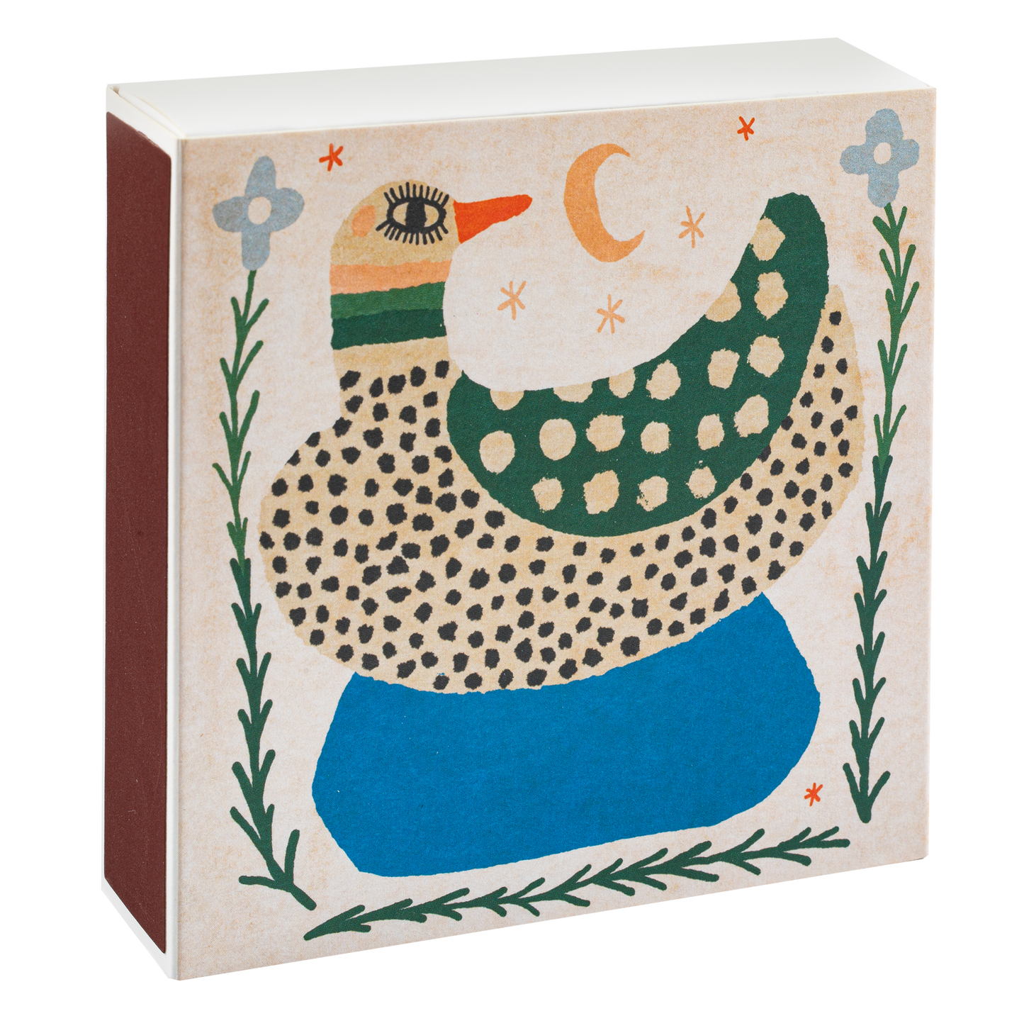 Spotted Duck | Square - Safety Matches